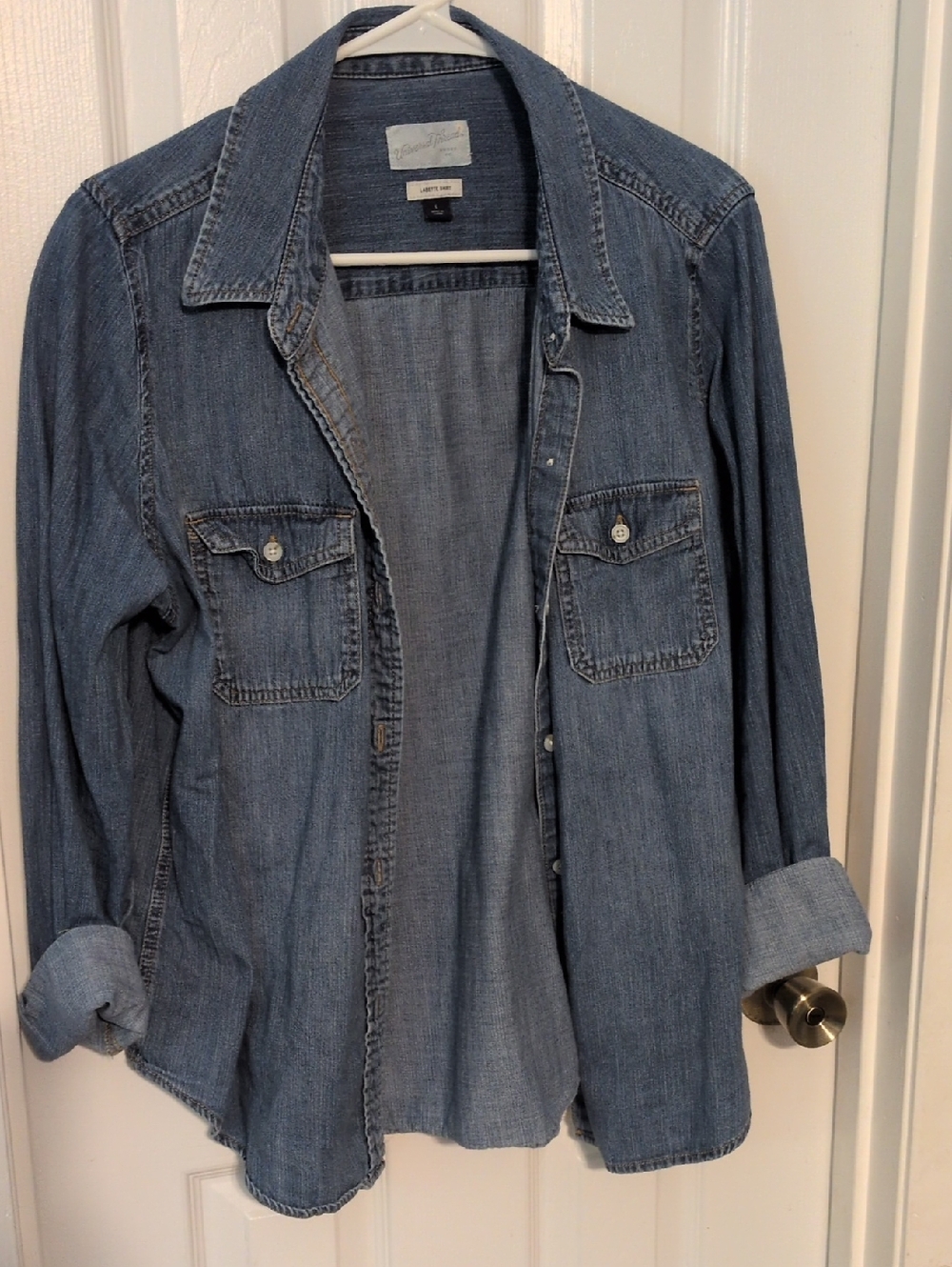 Universal Thread Blue Chambray Labette Shirt